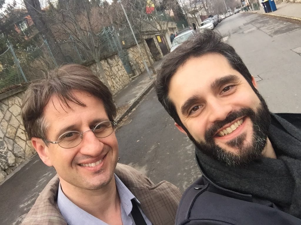 avec Dr Suba à Budapest